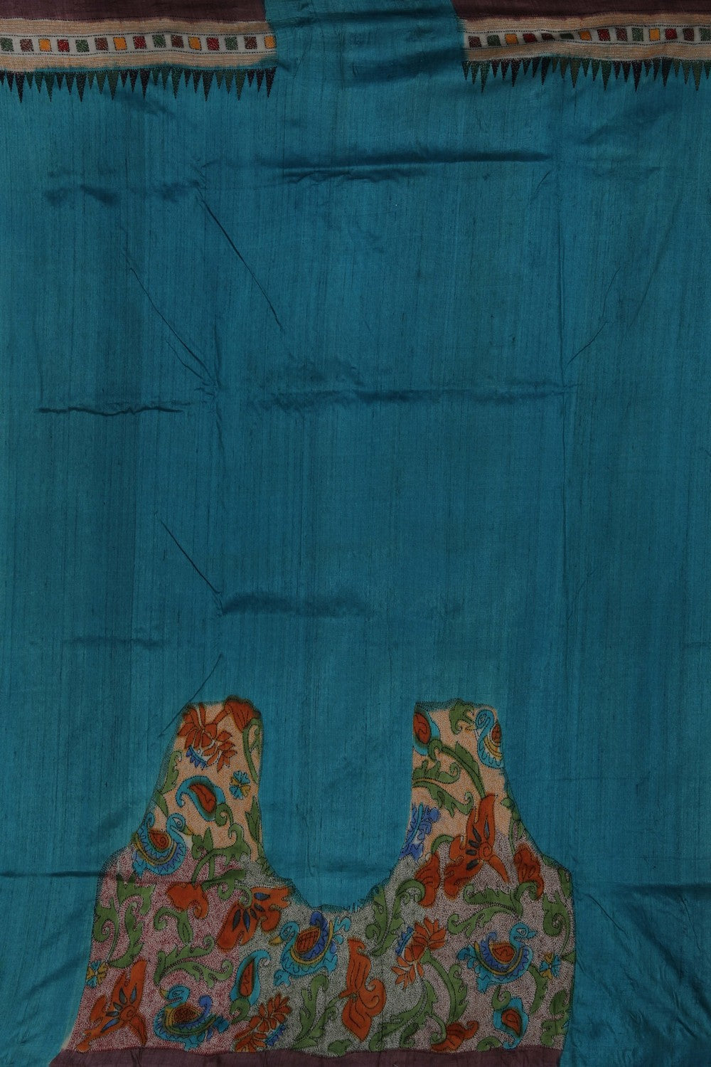 Image of A Tussar Embroidery Saree