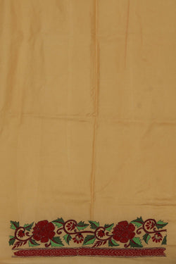Image of A Tussar Embroidery Saree
