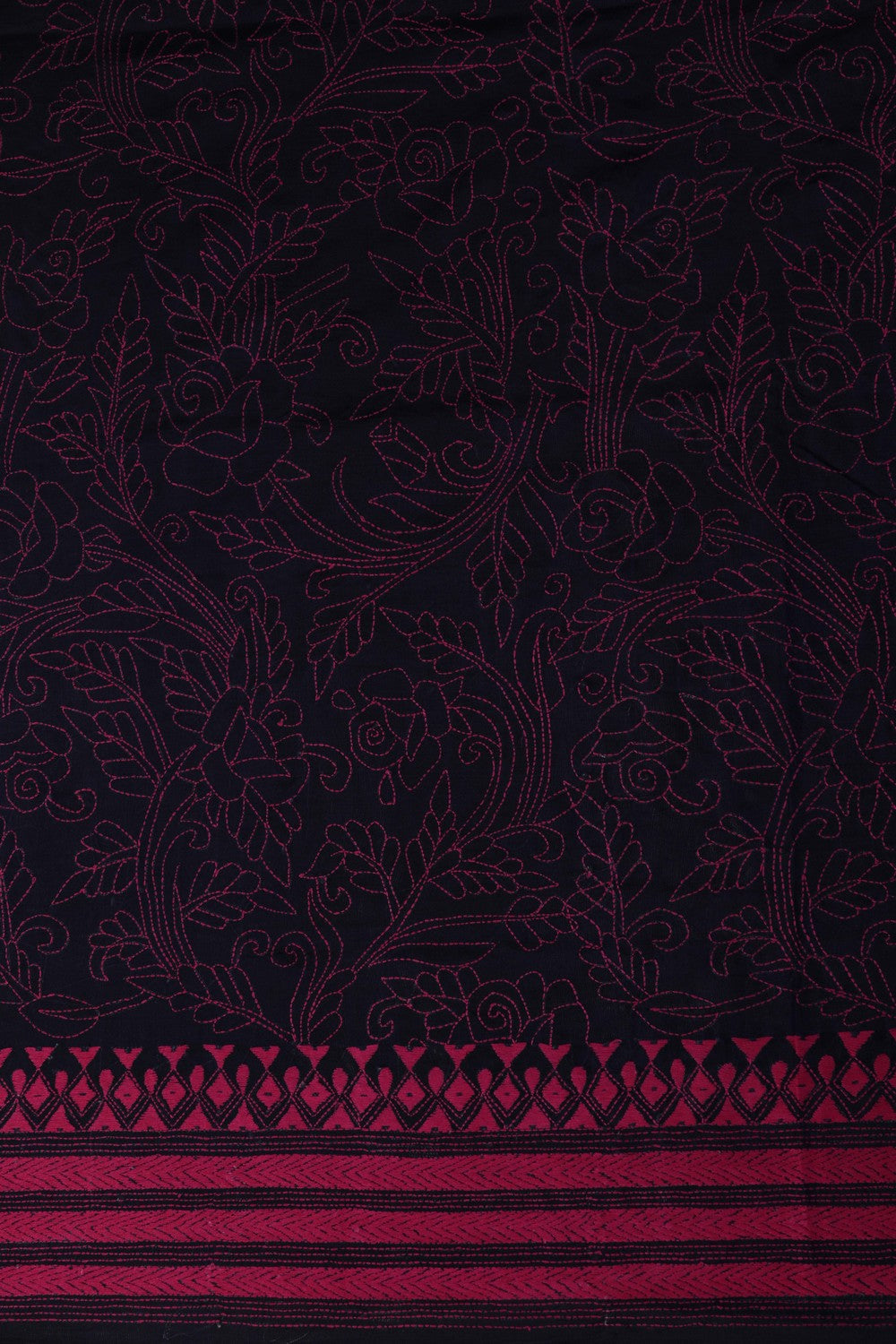 A Tussar Embroidery Saree