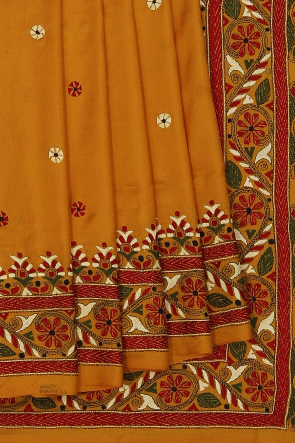 Image of A Tussar Embroidery Saree