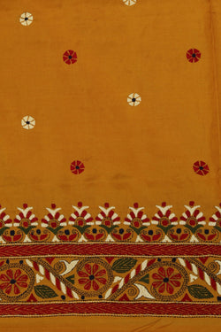 Image of A Tussar Embroidery Saree