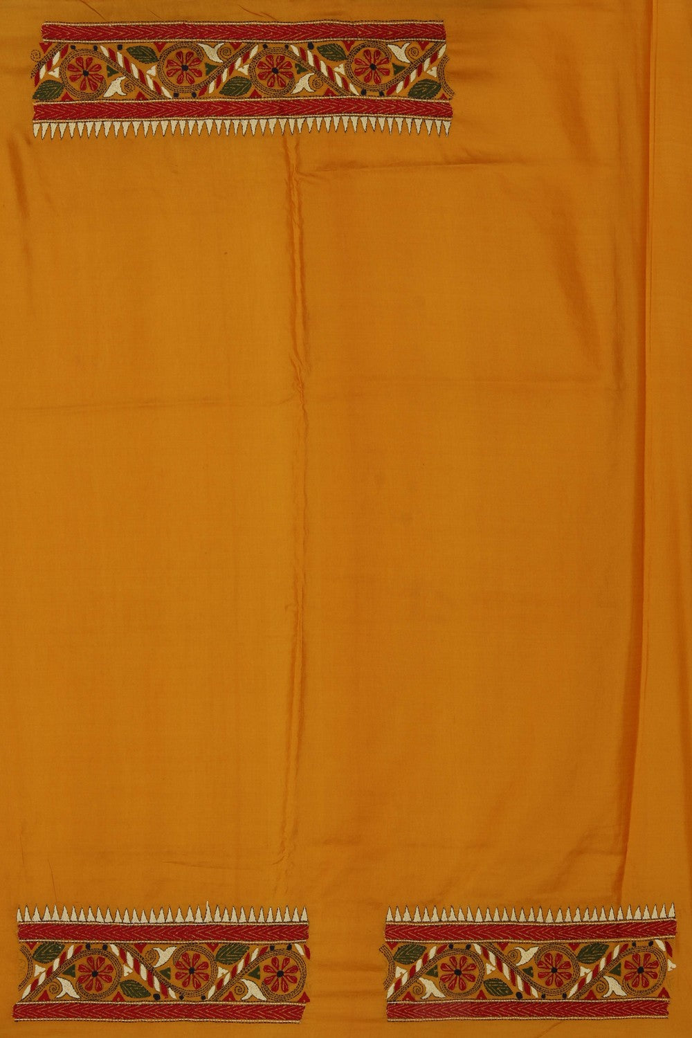 A Tussar Embroidery Saree