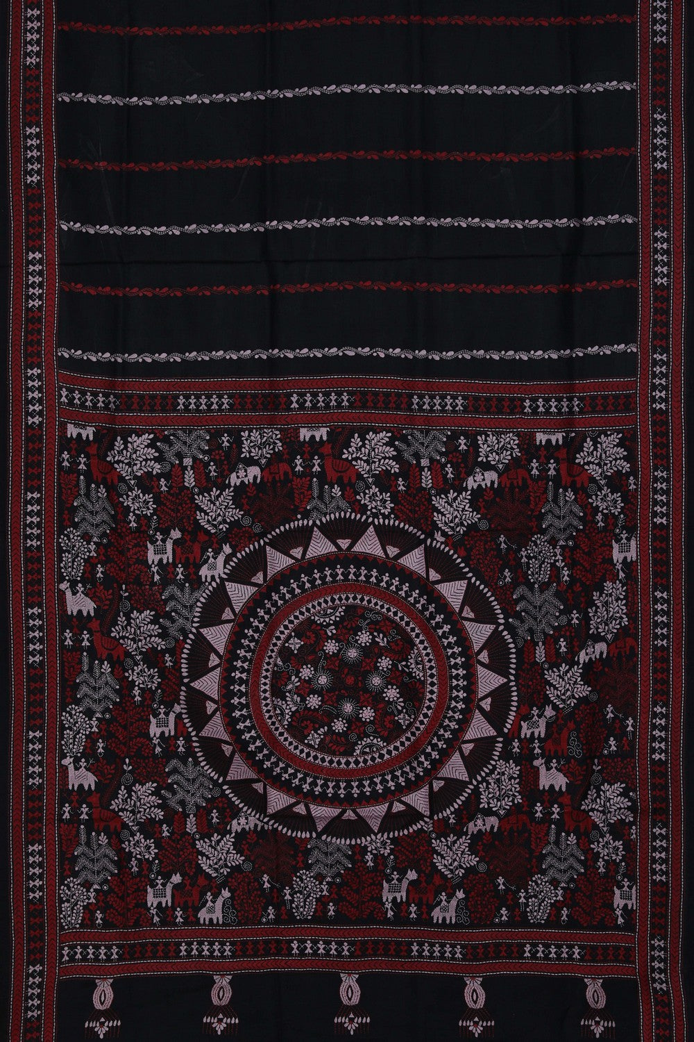 Image of A Tussar Embroidery Saree