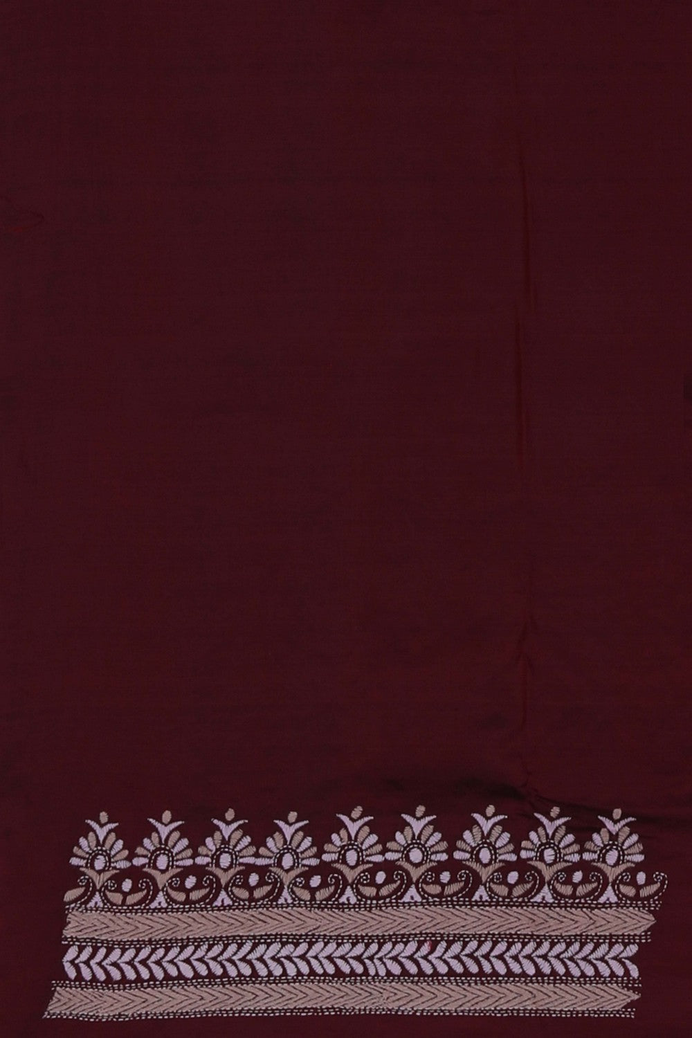 A Tussar Embroidery Saree