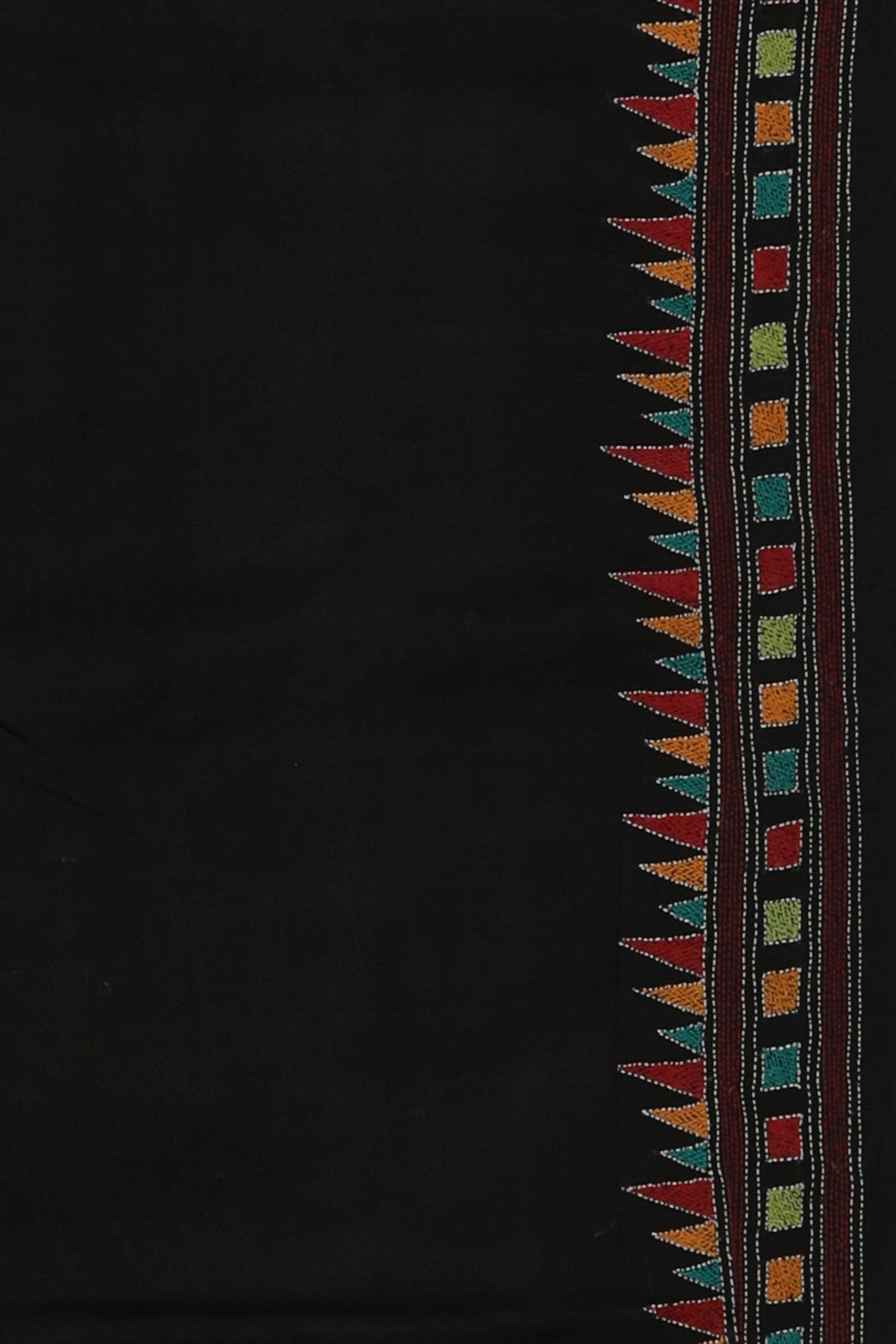 A Tussar Embroidery Saree