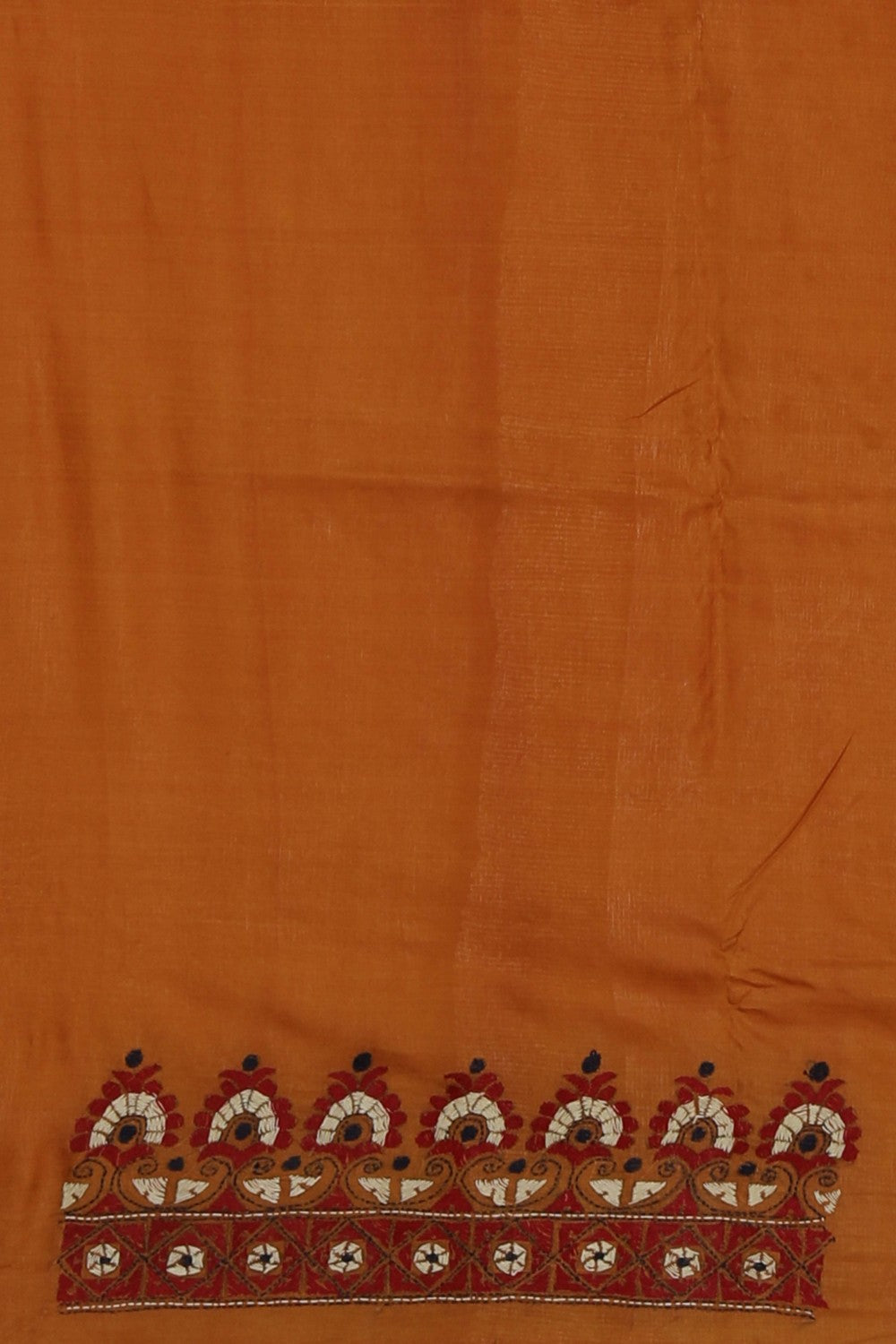 A Tussar Embroidery Saree