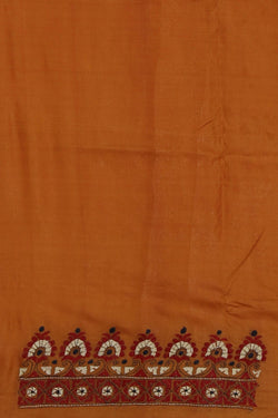 Image of A Tussar Embroidery Saree
