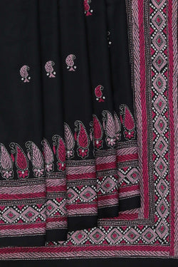 Image of A Tussar Embroidery Saree