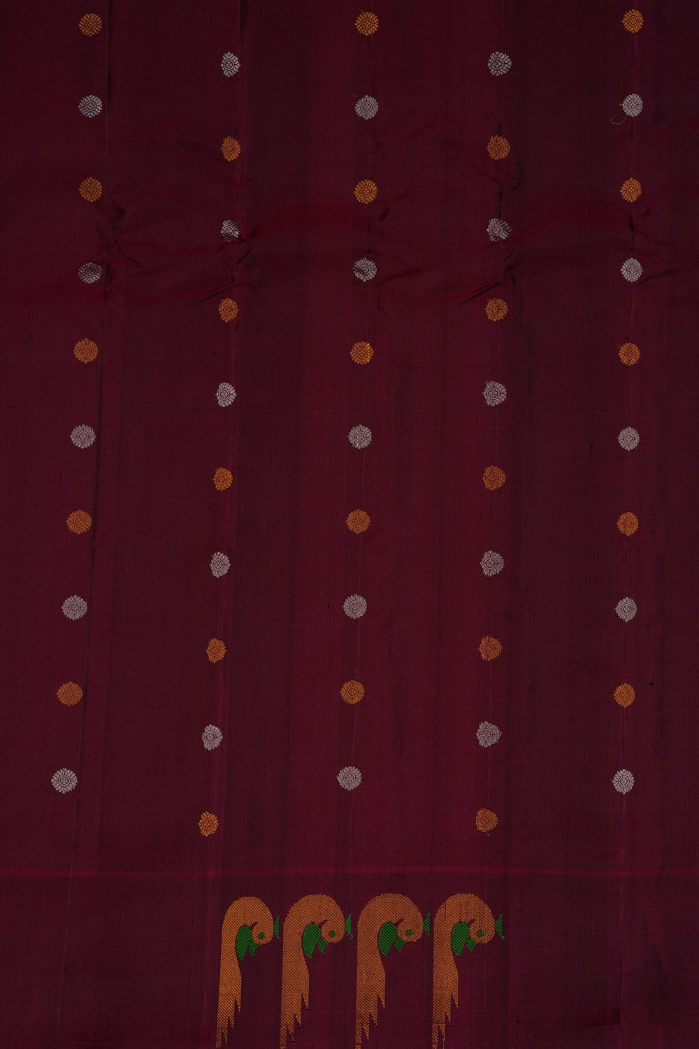 Image of Gadwal Silk Pink Saree