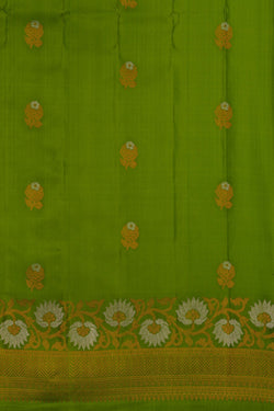 Image of Gadwal Silk Pink Saree