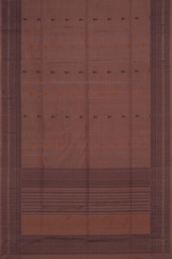 Image of South Silk Brown Saree