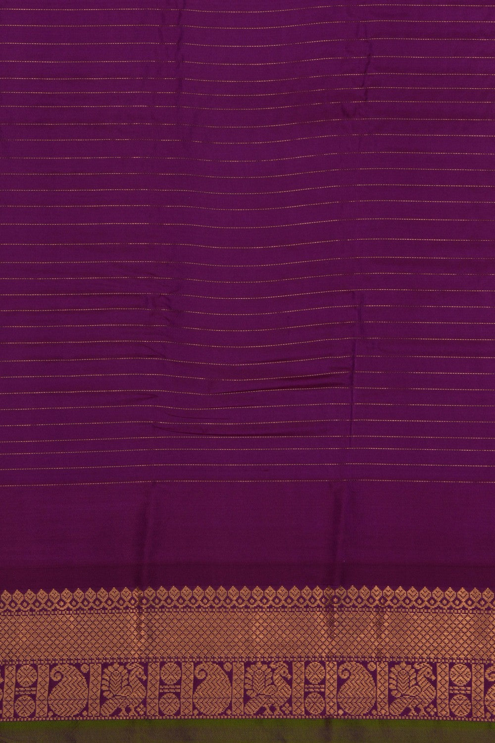 Gadwal Silk Yellow Saree