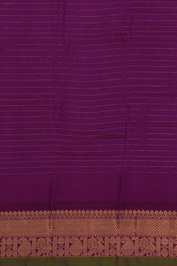 Image of Gadwal Silk Yellow Saree