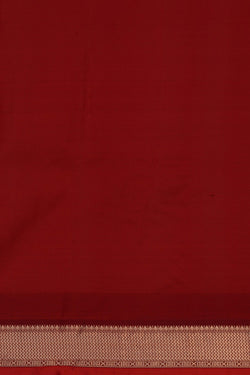Image of Gadwal Silk Indigo Blue Saree