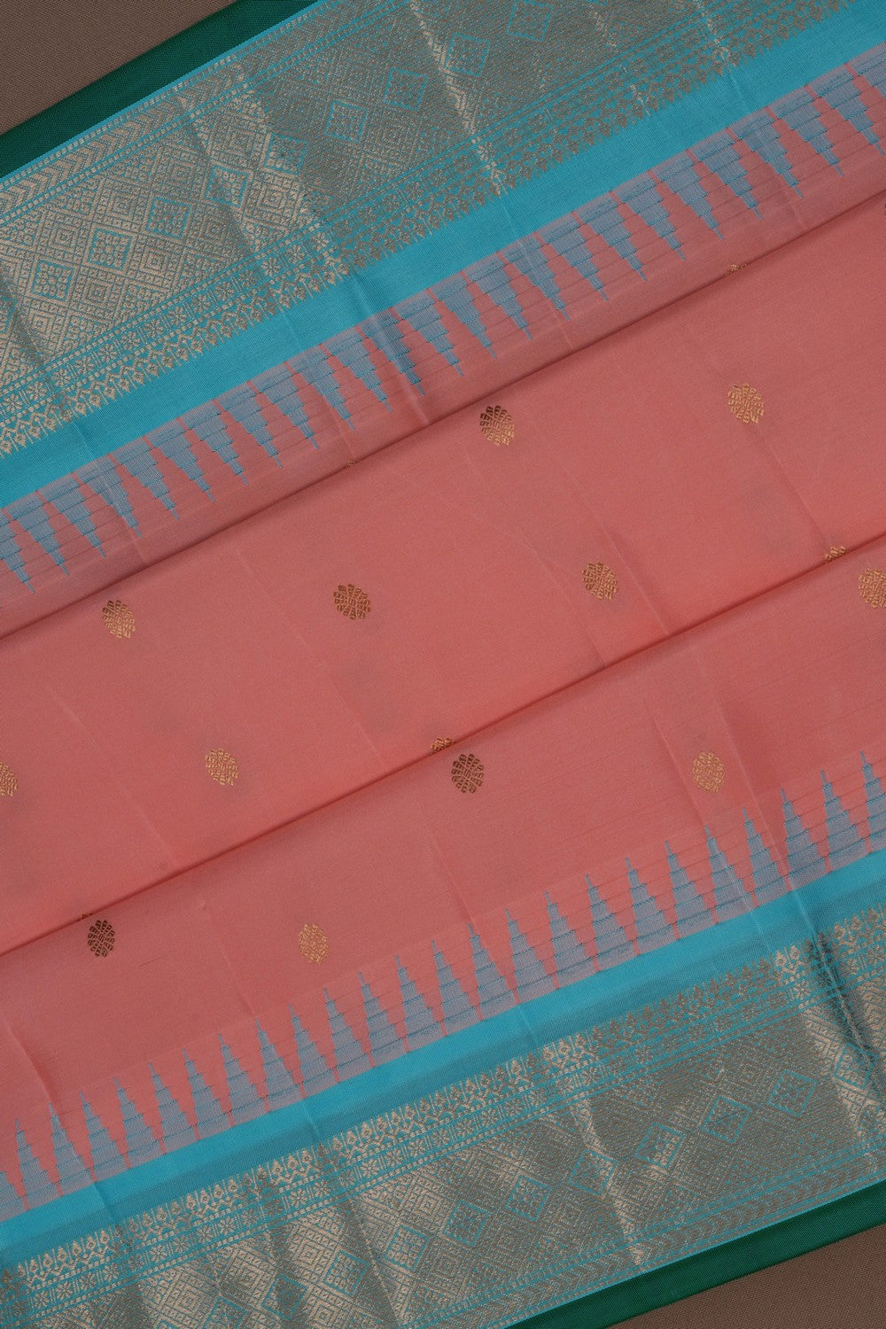 Gadwal Silk Pink Saree