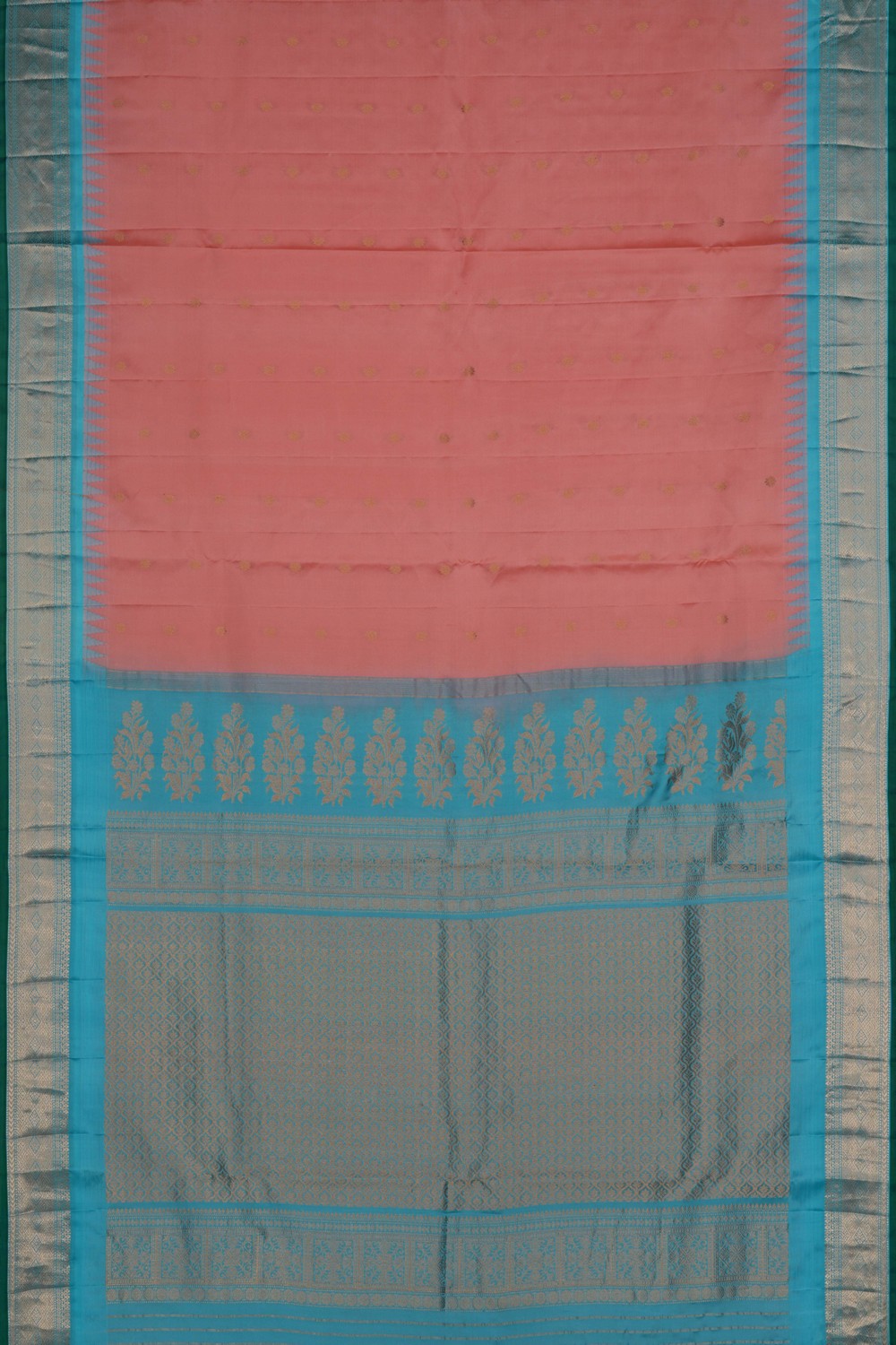 Gadwal Silk Pink Saree