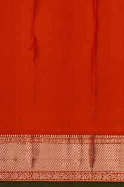 Image of Gadwal Silk Ice Blue Saree