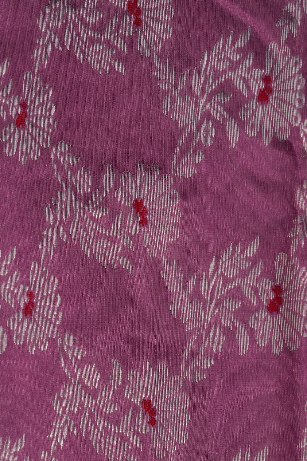 Chanderi Silk Brocade Mauve Saree