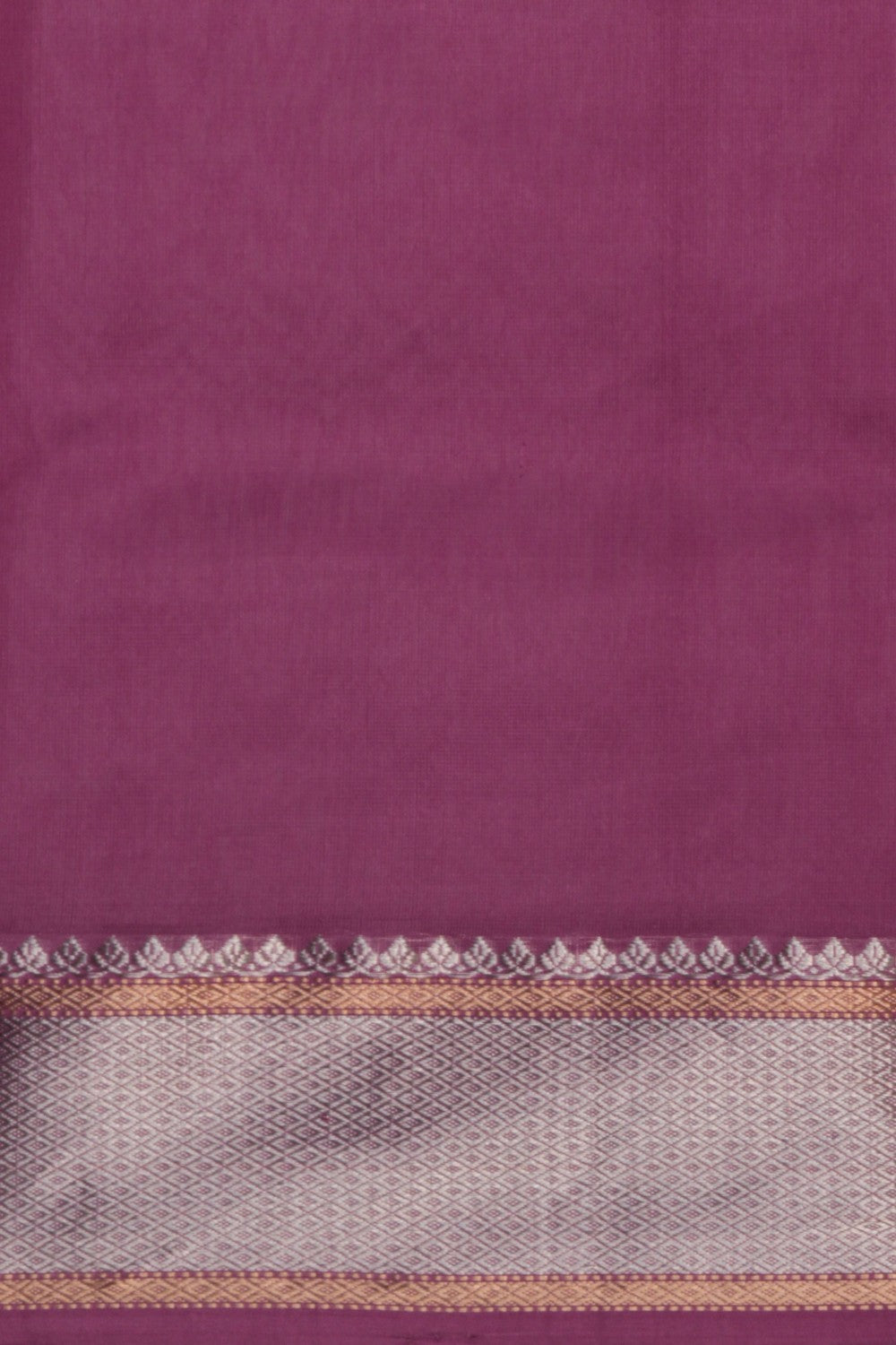 Chanderi Silk Brocade Mauve Saree