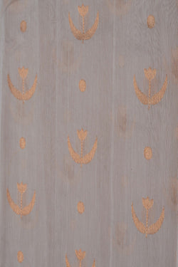 Image of Chanderi Silk Off White Saree