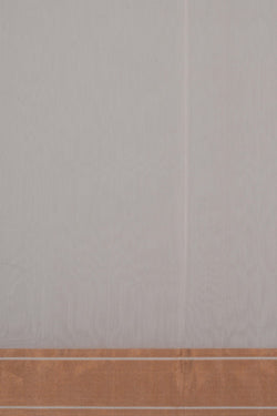Image of Chanderi Silk Off White Saree