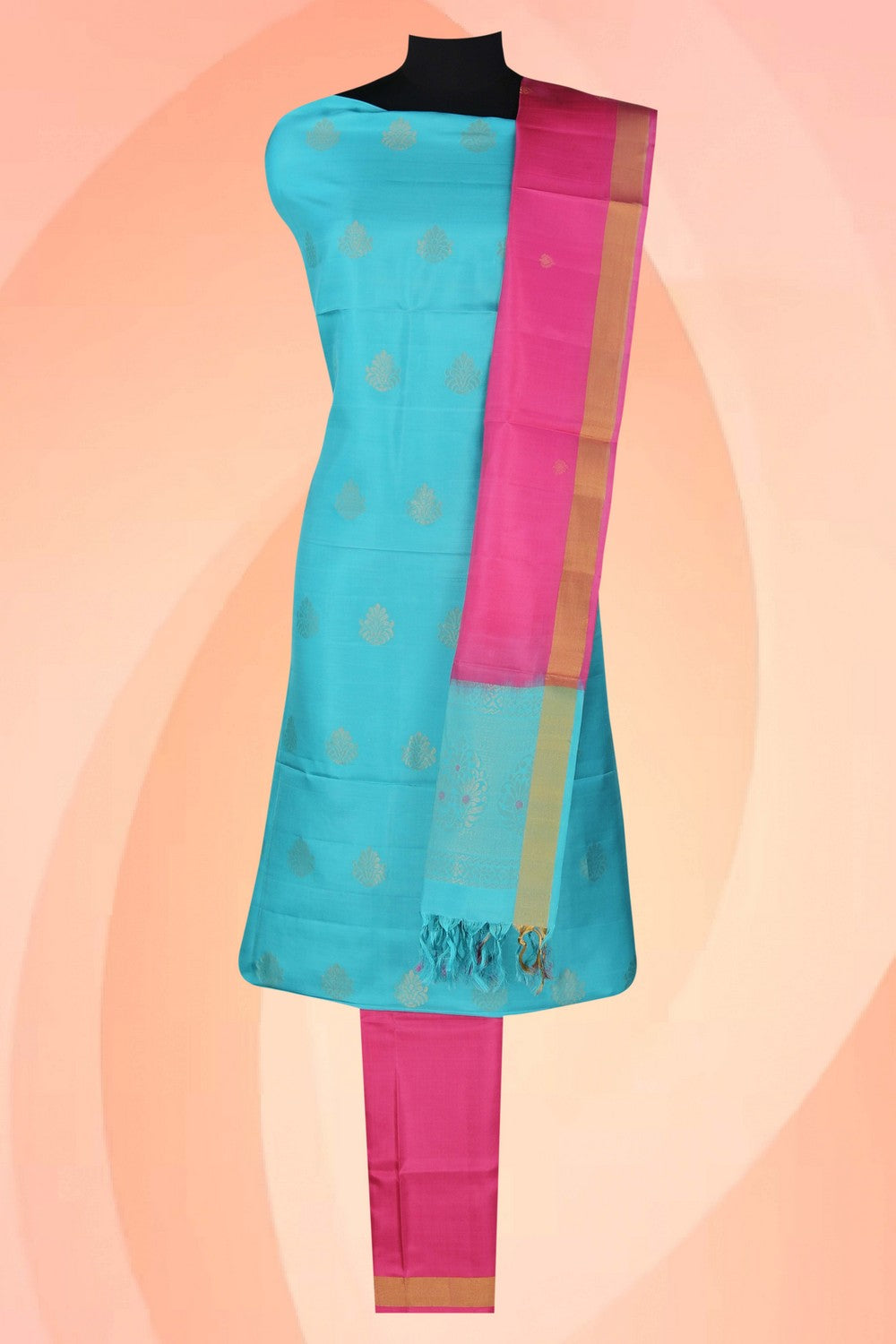 Image of Unstitched Suit Set Fabric (3 Pcs Set)