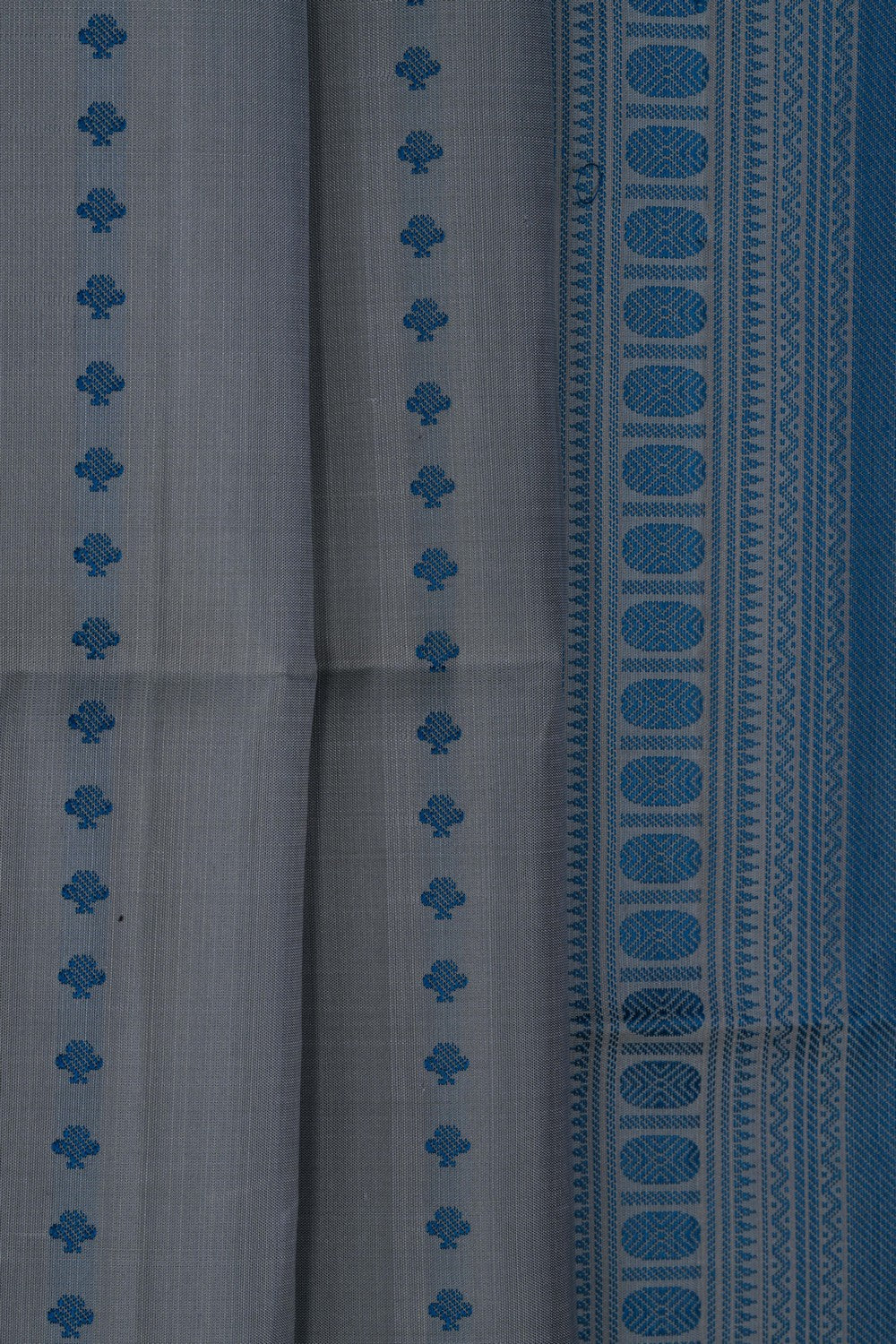 South Silk Grey Saree