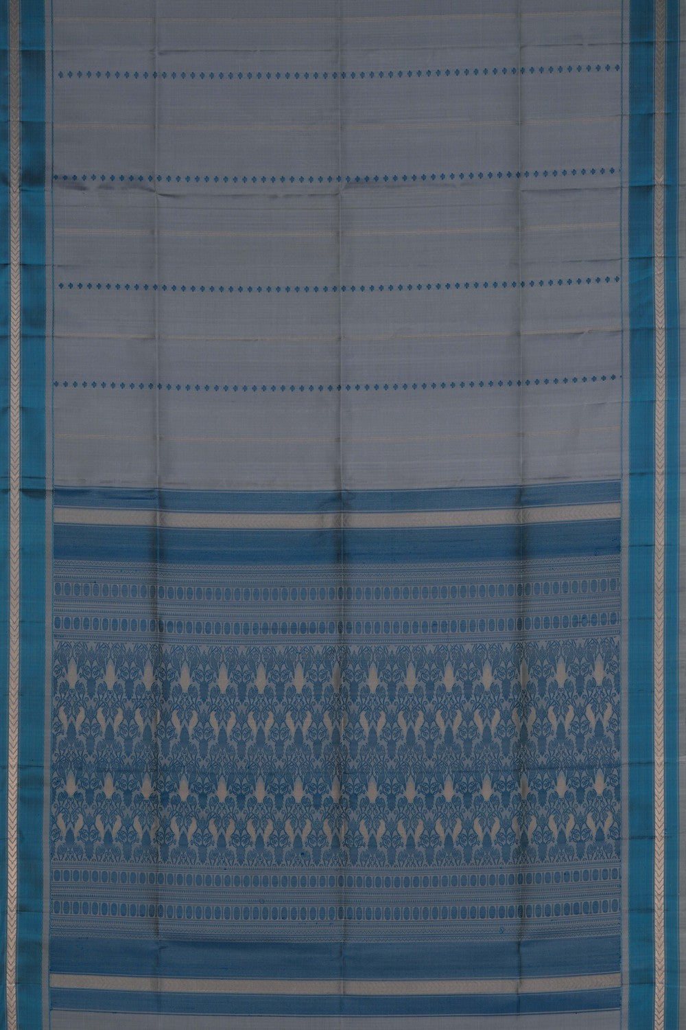 South Silk Grey Saree
