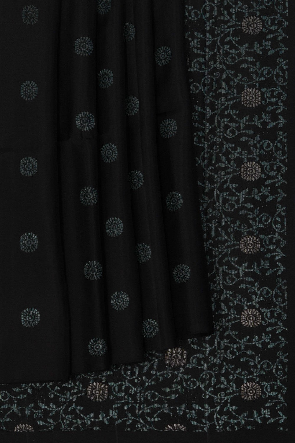 Image of South Silk Black Saree