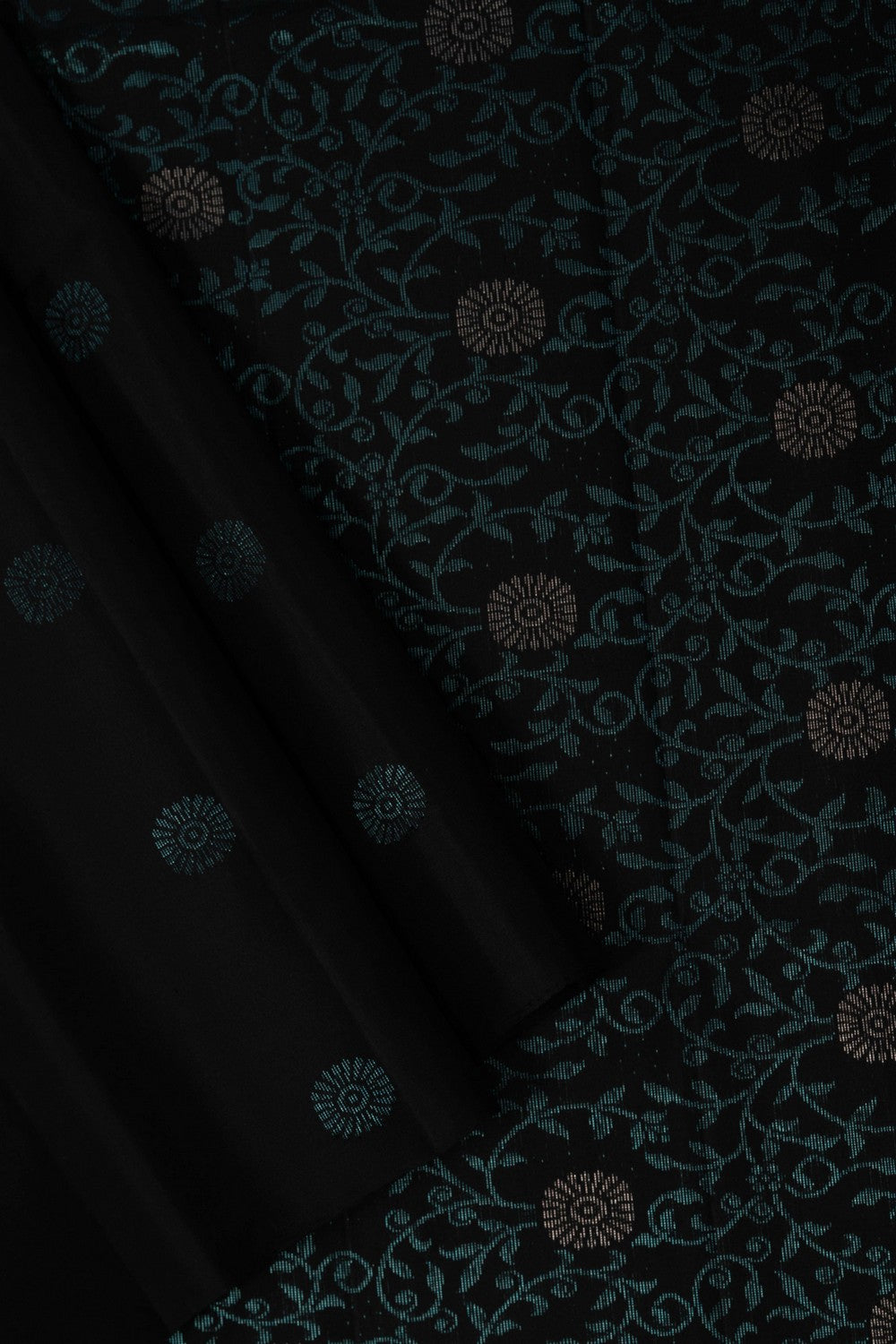 South Silk Black Saree