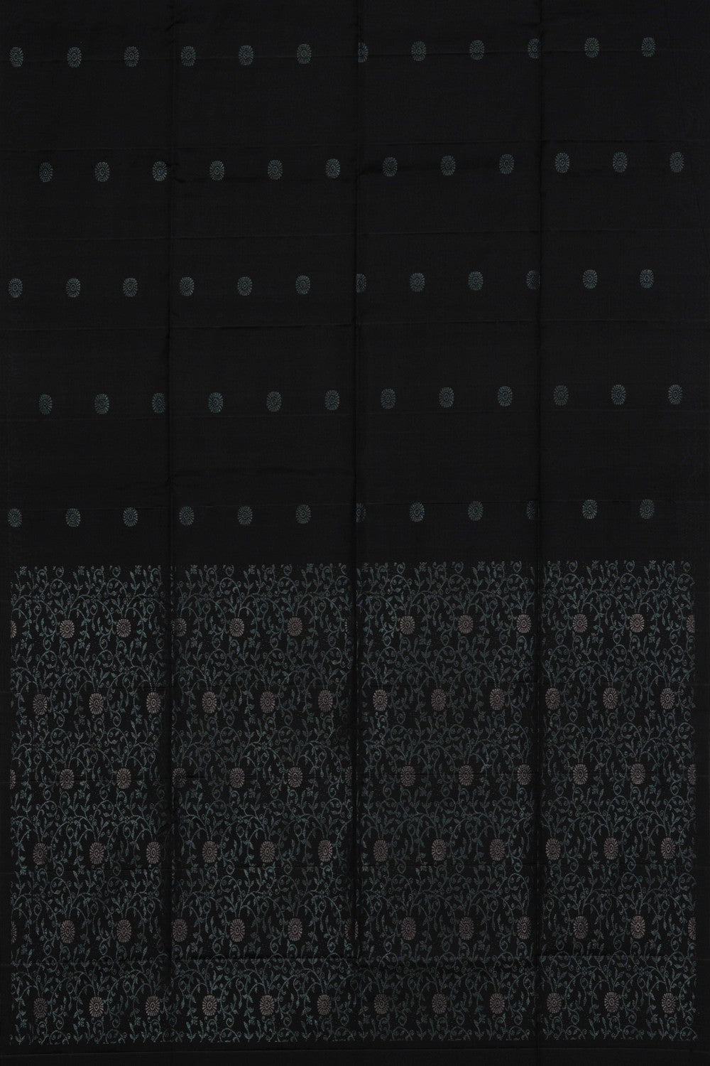 South Silk Black Saree