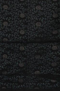 Image of South Silk Black Saree