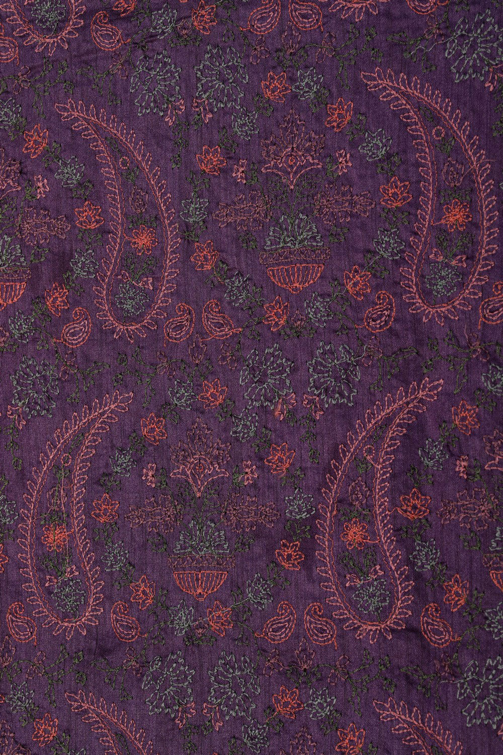 Image of Tussar Silk Purple Saree