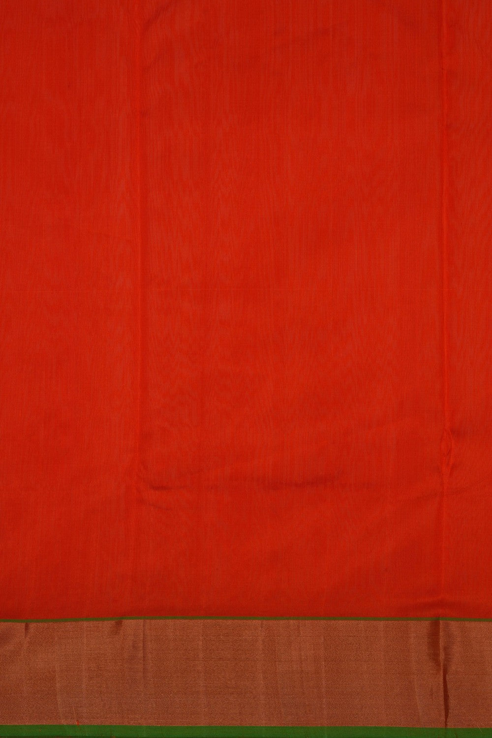 Image of Chanderi Silk Orange Saree
