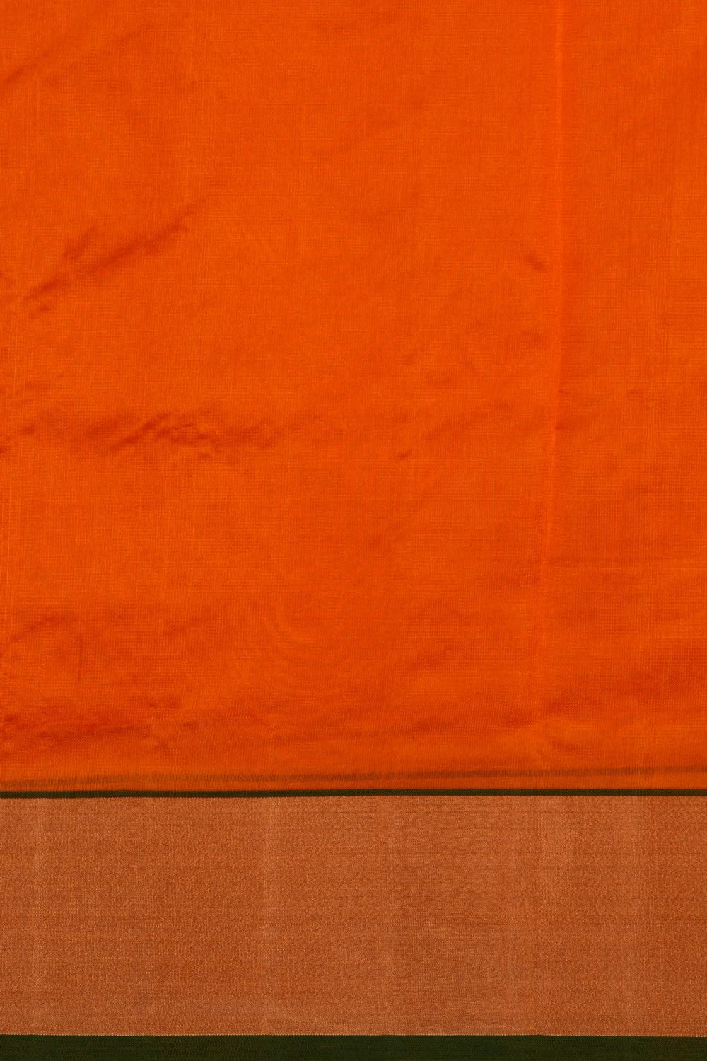 Image of Chanderi Silk Orange Saree