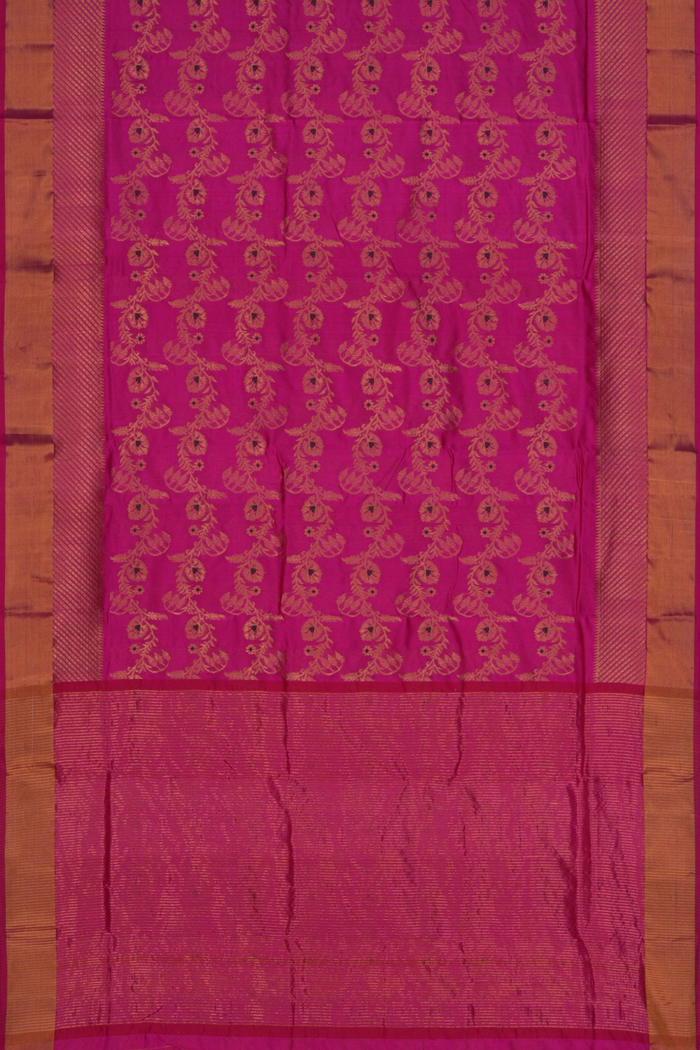 Image of Chanderi Silk Pink Saree
