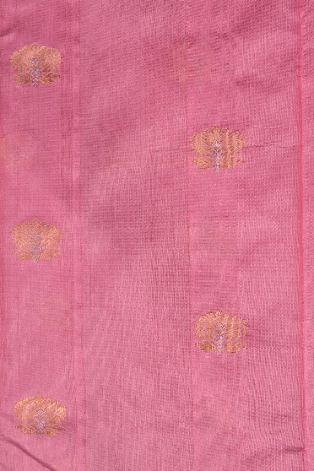 Image of Chanderi Silk Pink Saree
