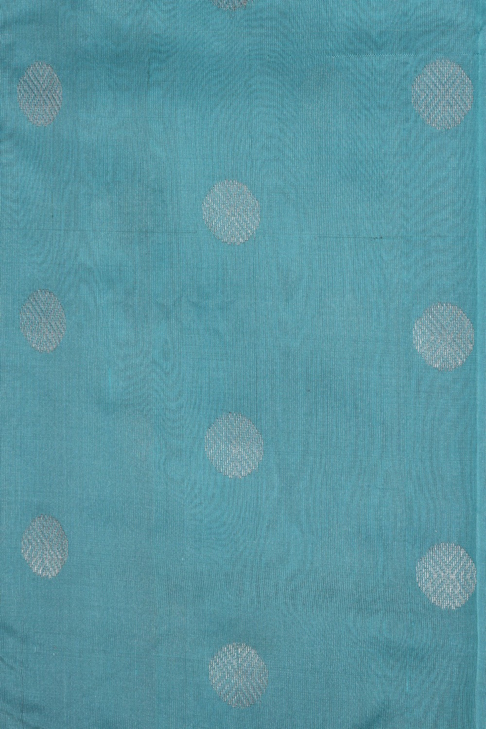 Image of Chanderi Tissue Silk Ice Blue Saree