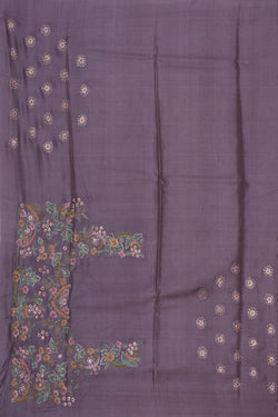 Image of Tussar Silk Pink Saree