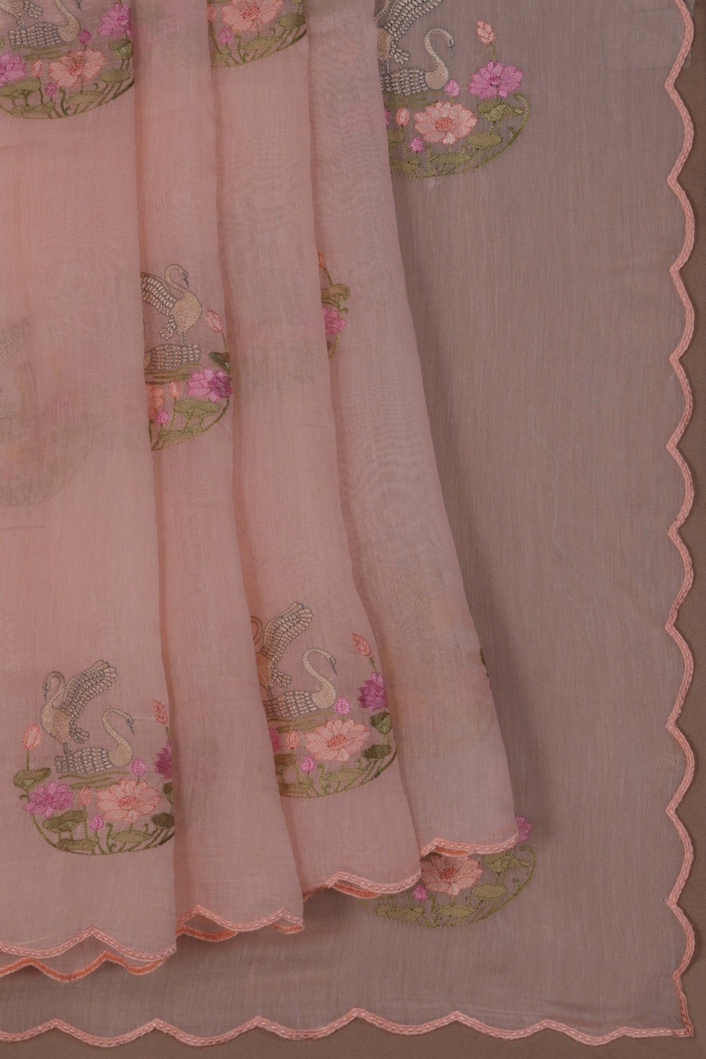 A Beautiful Embroidery Saree
