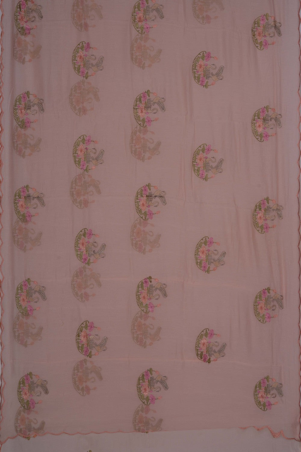 A Beautiful Embroidery Saree