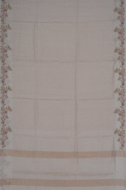 Image of A Tussar Embroidery Saree