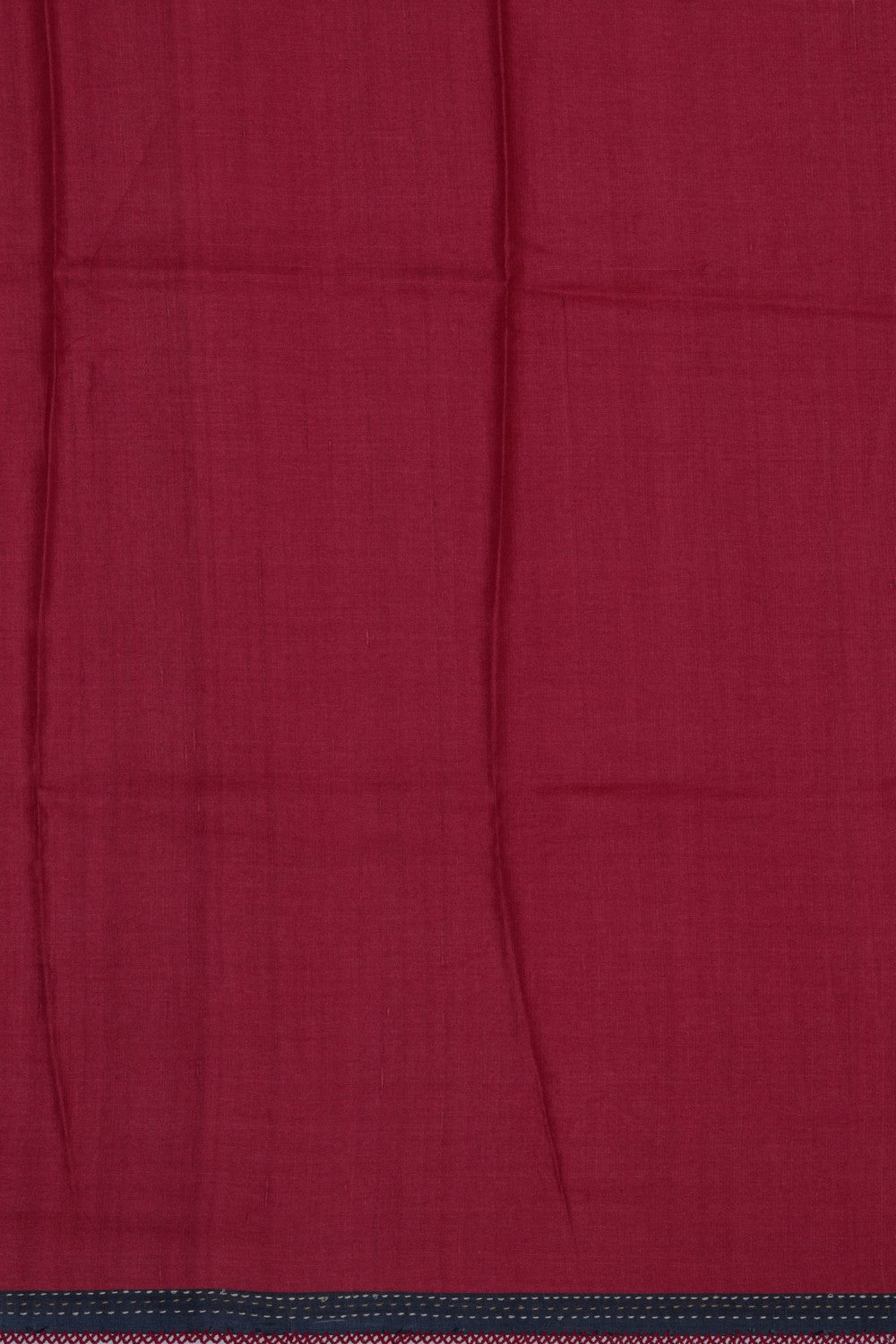 Image of Tussar Silk Kantha Embroidery Saree