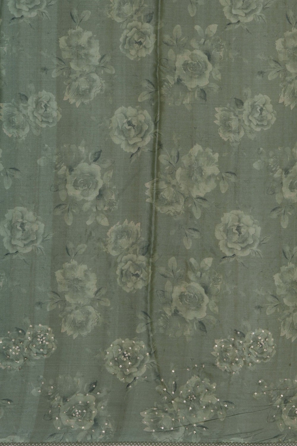 Tussar Silk French Knot Embroidery Saree