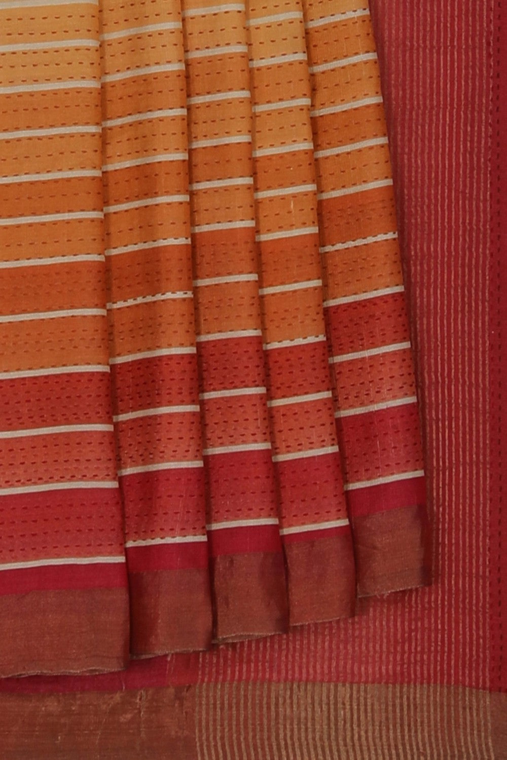 A Tussar Embroidery Saree