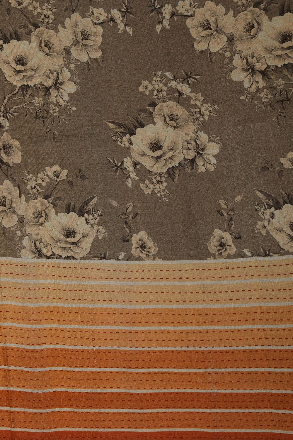 A Tussar Embroidery Saree