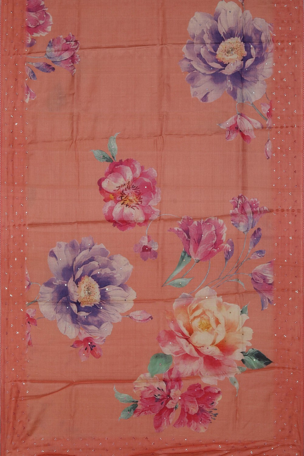 Image of A Tussar Embroidery Saree