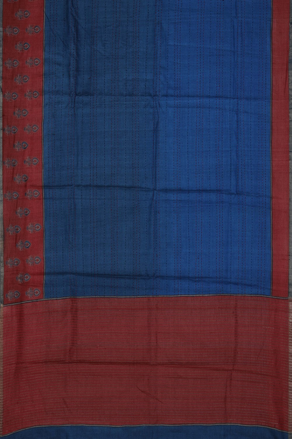 A Tussar Embroidery Saree