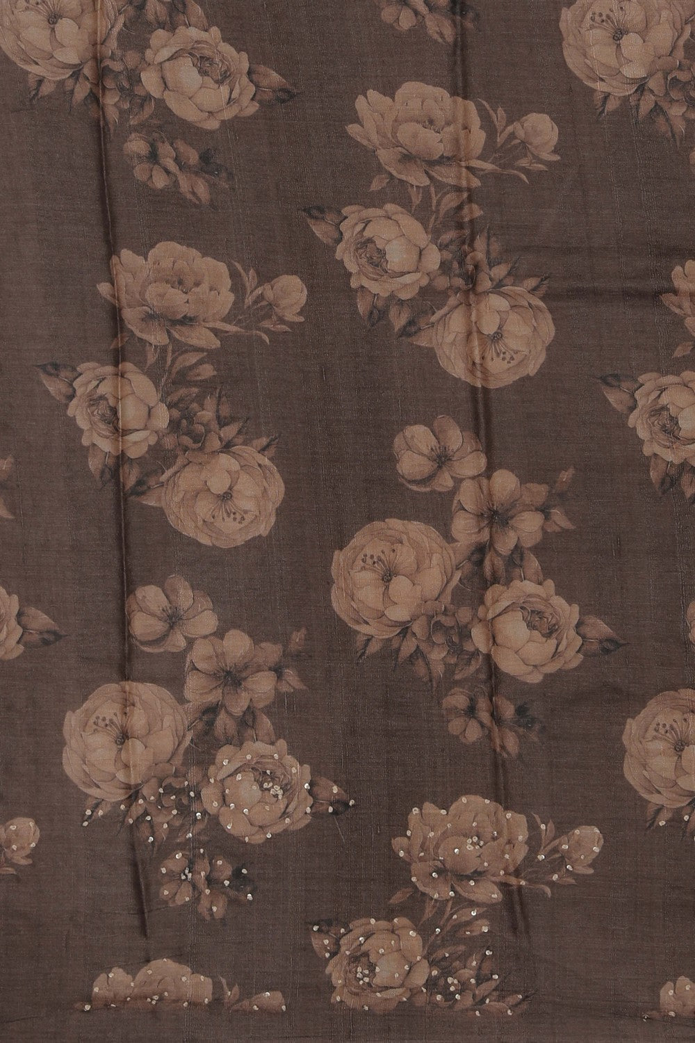 A Tussar Embroidery Saree