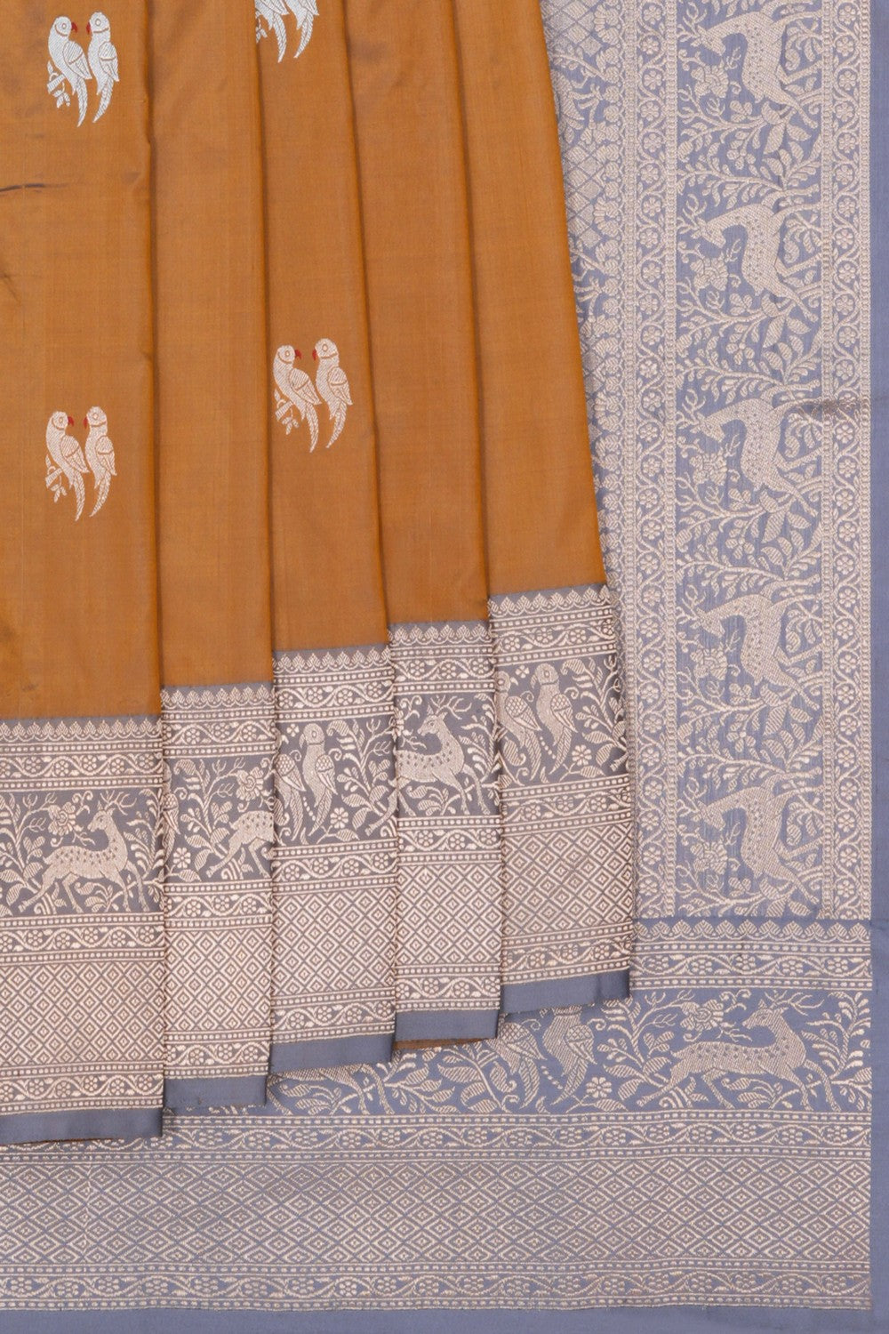 Image of Banarasi Silk Gold Saree